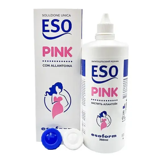 Розчин для контактних лінз Esoform ESO PINK (100 мл / 360 мл)